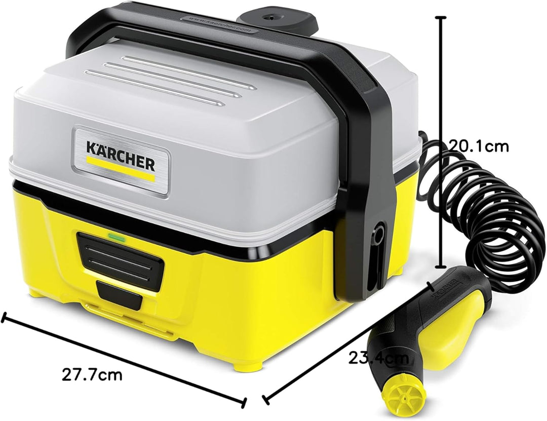 Kärcher Mobile Outdoor Cleaner OC 3 (Wassertankvolumen: 4 l, Lithium-Ionen-Akku, abnehmbarer Wassert
