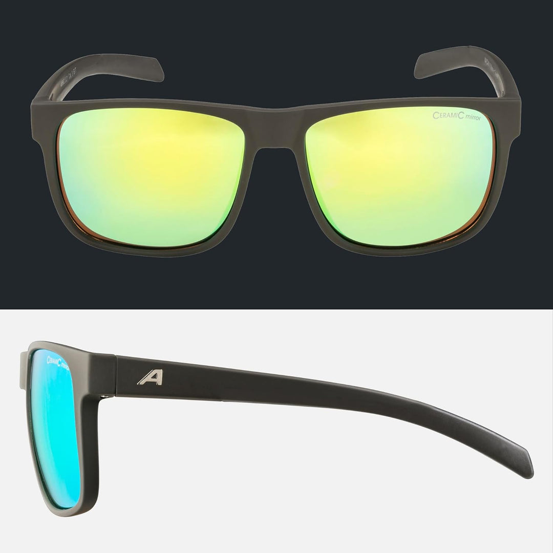 ALPINA NACAN III - Verzerrungsfreie und Bruchsichere Sonnenbrille Mit 100% UV-Schutz Für Erwachsene