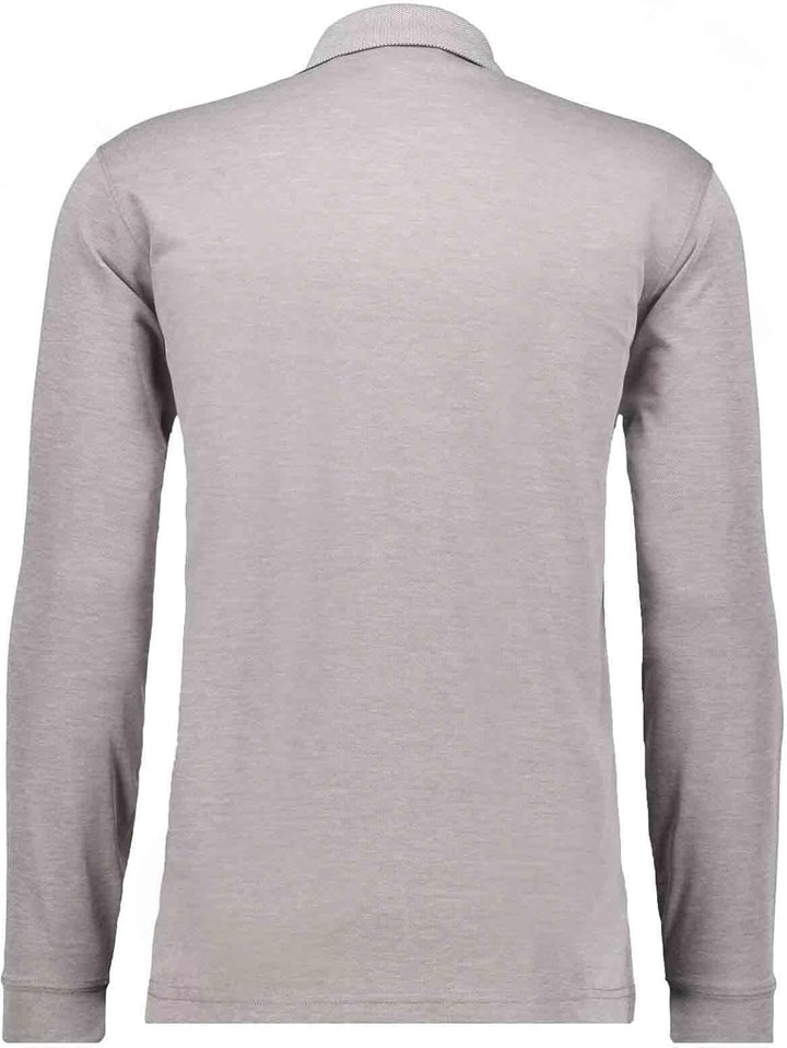 Ragman Herren-Poloshirt, Silbergrau, S