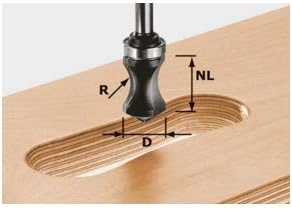 Festool Griffleistenfräser HW S8 R16/NL32