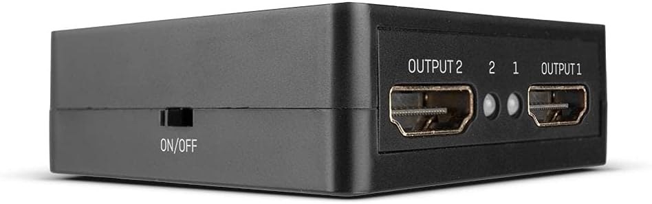 LINDY 2 Port HDMI 18G Splitter, Compact, 025.38358