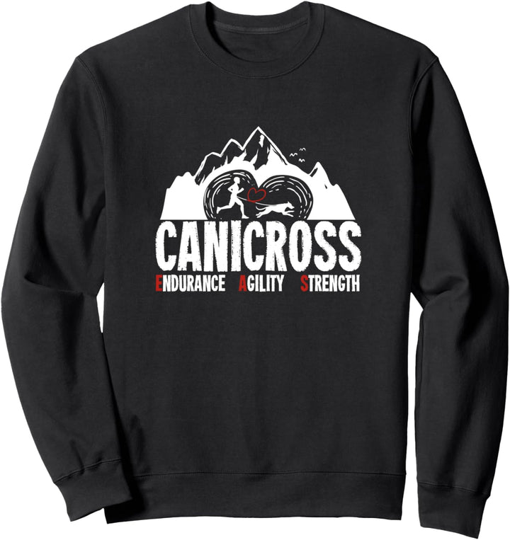 Canicross Geschenk für einen Hundebesitzer Sweatshirt