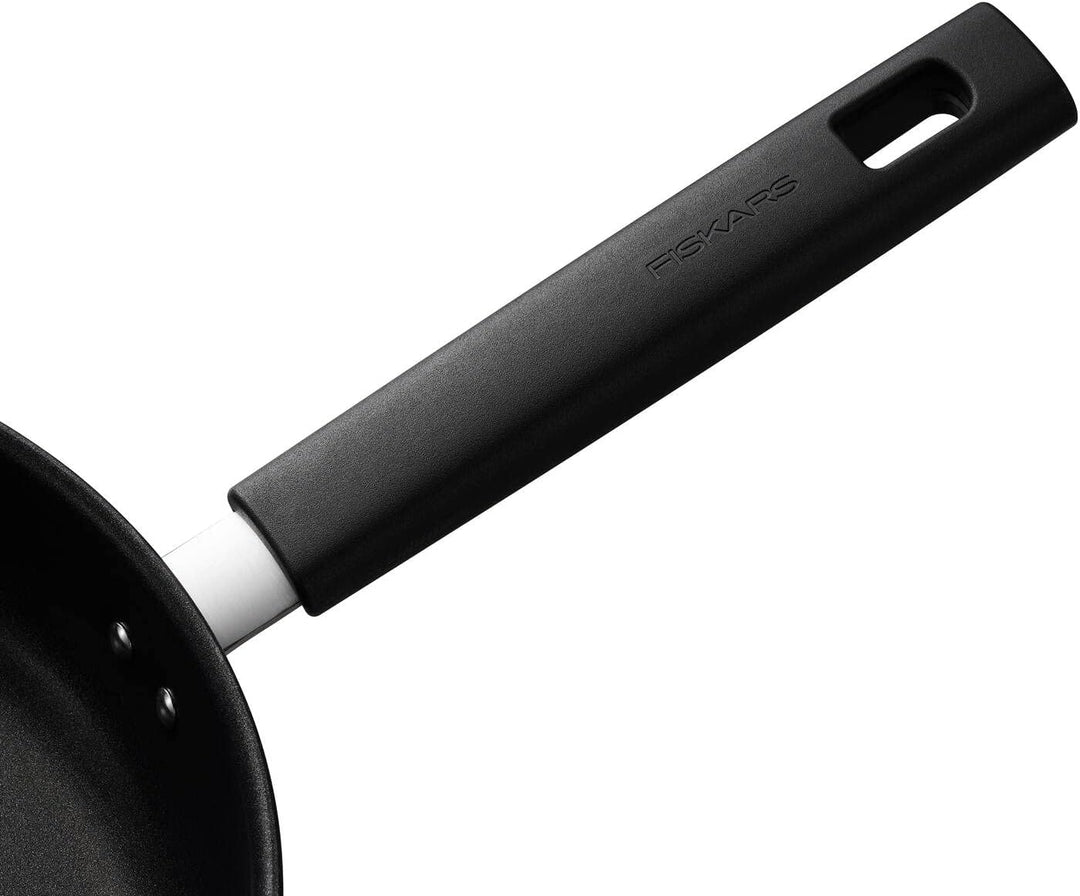 Fiskars Wokpfanne, Ø 28 cm, Füllmenge: 4,5 Liter, Für alle Kochfelder geeignet, Aluminium/Kunststoff