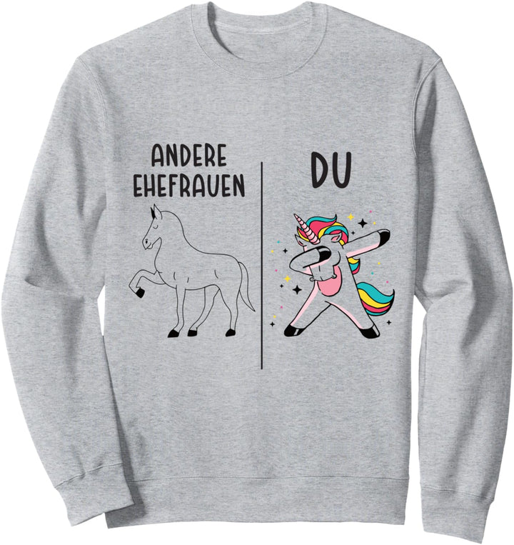 Beste Ehefrau Spruch Lustiger Spruch Grafik Sweatshirt