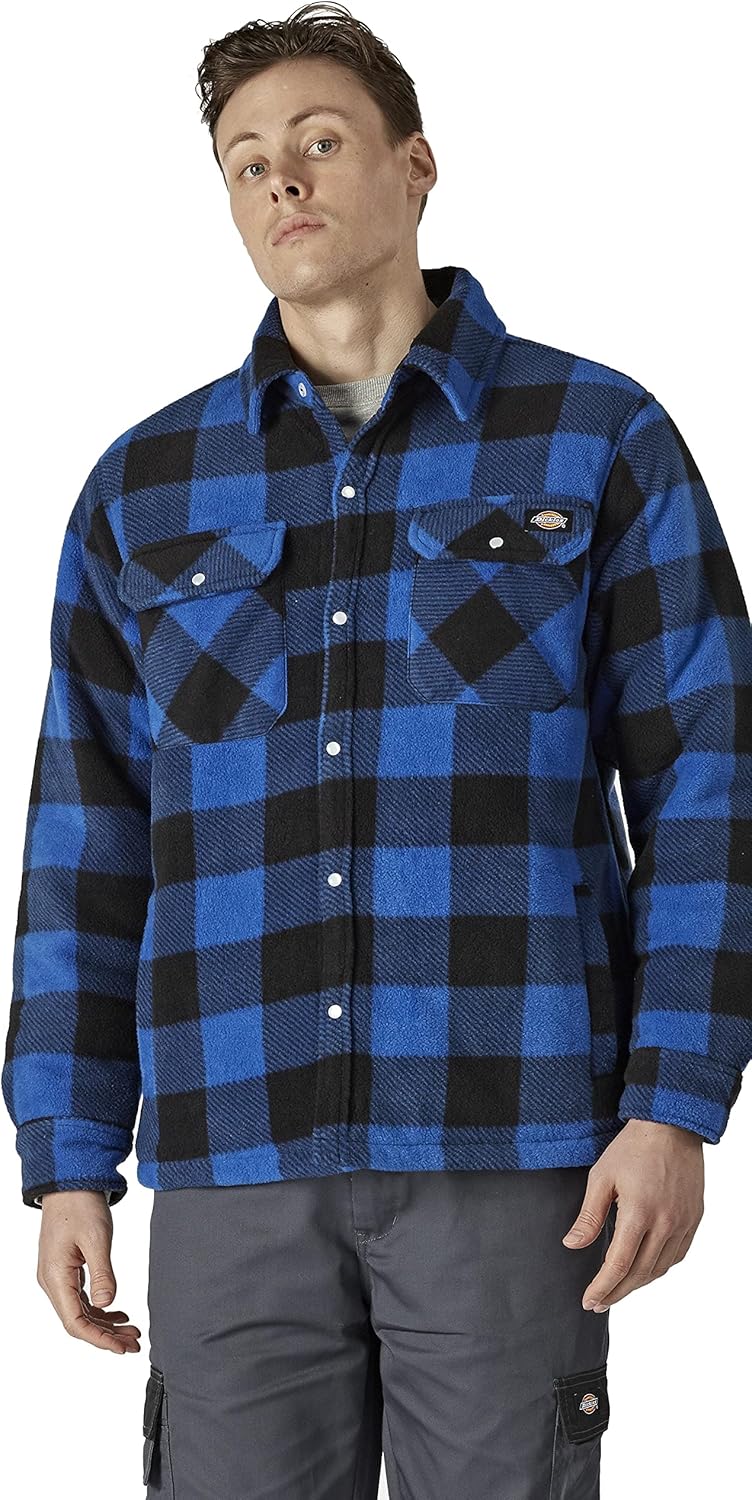 Dickies SH5000 Portland Gepolsterte Thermohemd-Arbeit, Gr. XL- Kornblau Blau (Königsblau) XL, Blau (