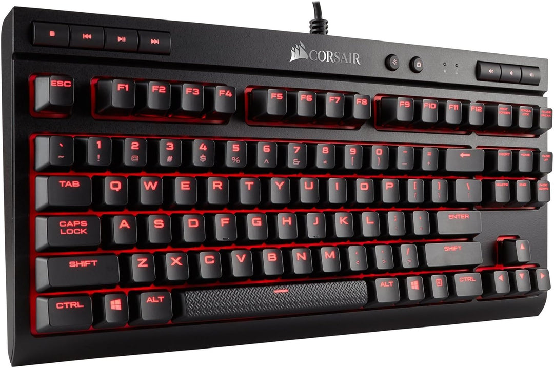 Corsair Compact (Red LED, Cherry MX Red) CH-9115020-NA Schwarz
