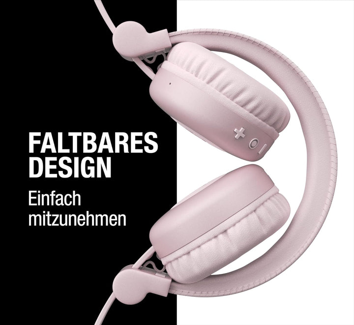 Fresh 'n Rebel Code Core, Bluetooth-Kopfhörer on-Ear, kabellos, 30 Stunden Spielzeit, mit Mikrofon u