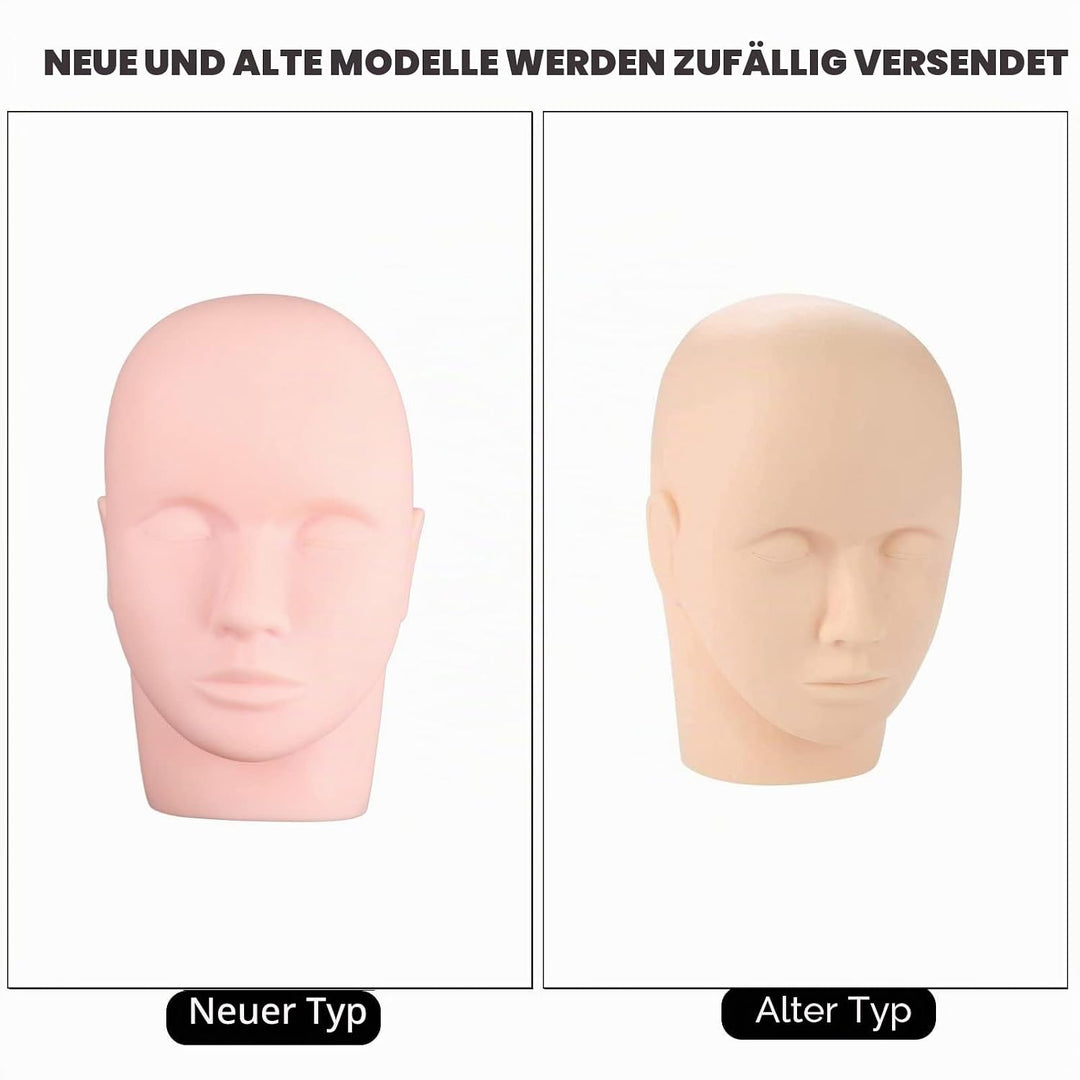 Übungskopf Wimpern, Mannequin Kopf Make Up Trainingsköpfe, Training Schaufensterpuppe Puppenkopf Sch