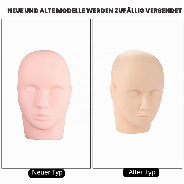 Übungskopf Wimpern, Mannequin Kopf Make Up Trainingsköpfe, Training Schaufensterpuppe Puppenkopf Sch