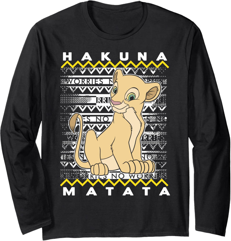 Disney The Lion King Nala Hakuna Matata Holiday Weihnachten Langarmshirt