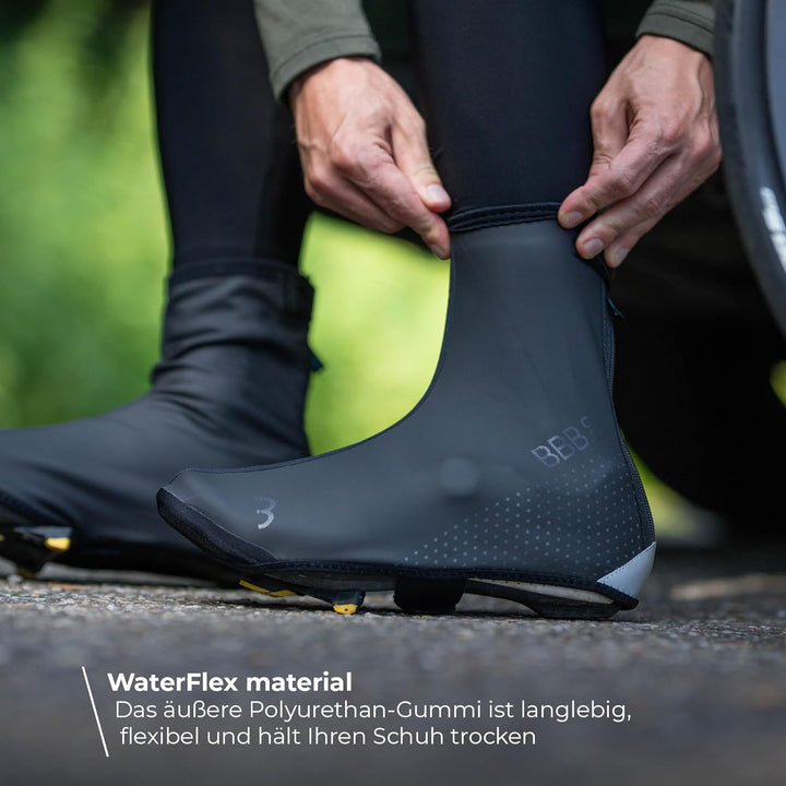 BBB Cycling Fahrrad Überschuhe für Herren und Damen | Regenschutz Wasserabweisend Uberschuhe für Ren