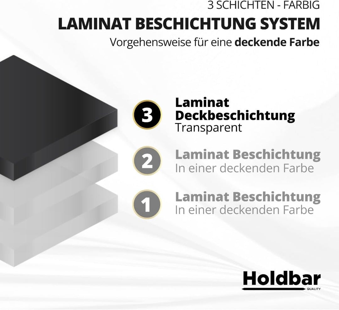 Laminat Deckbeschichtung Matt 1 Kg - Schützt Laminat Boden - Transparente 2-Komponenten-PU-Beschicht