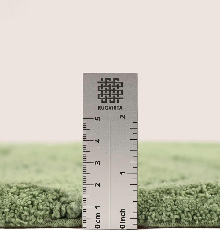 RugVista Badematte Breeze, ∅ 70 cm, Rund, Mittelflor, Anti-Rutsch, Moderner Badteppich, Maschinenwas