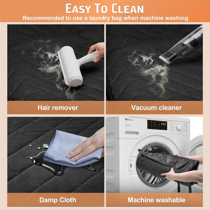 Gimars Upgrade 190*105cm Kofferraum Schutzmatte mit Seiten & Ladekantenschutz, Universal Kofferraums
