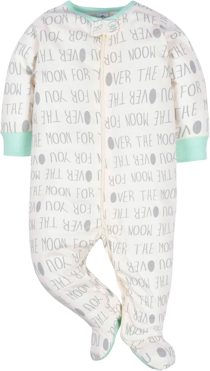 Gerber Unisex Baby 4 Pack Sleep 'N Play Footie Brisuren (4er Pack) Verfrüht Elephants, Verfrüht