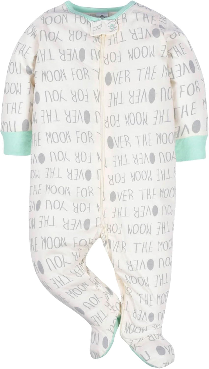 Gerber Unisex Baby 4 Pack Sleep 'N Play Footie Brisuren (4er Pack) Verfrüht Elephants, Verfrüht