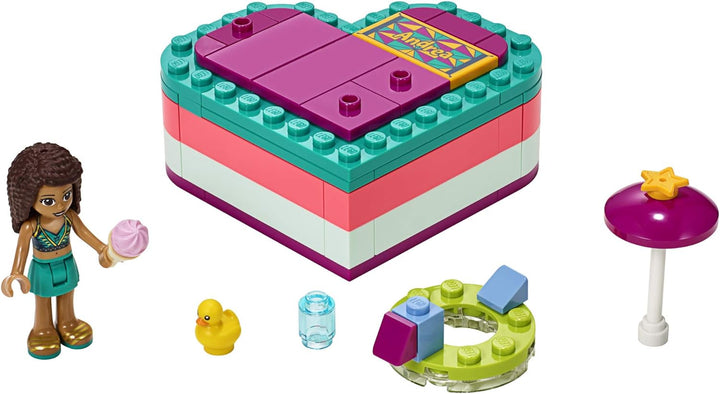 LEGO Friends 41384 - Andrea`s Sommer Herz Box (83 Teile)