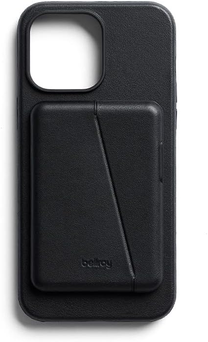 Bellroy Mod Hülle + Brieftasche für iPhone 14 Plus - (Leder-Handyhülle, Slim Card Holde) - Black Sch