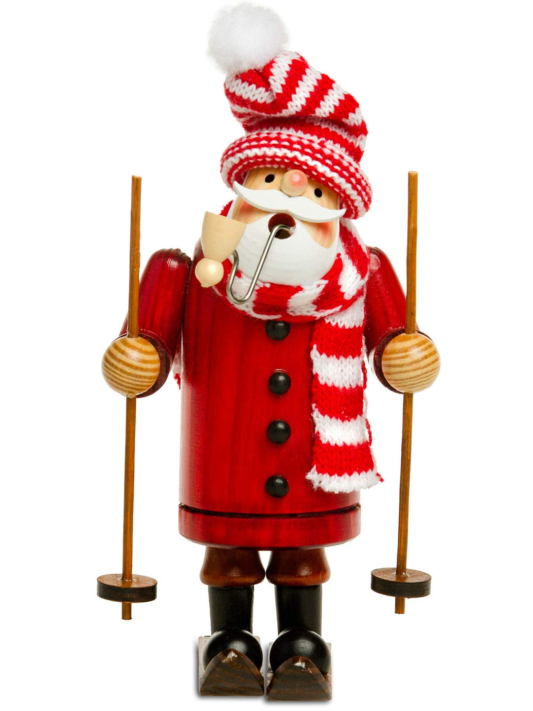 Sikora RM-A Räuchermännchen aus Holz 3 Grössen Verschiedene Motive, Farbe/Modell:A25 rot - Weihnacht