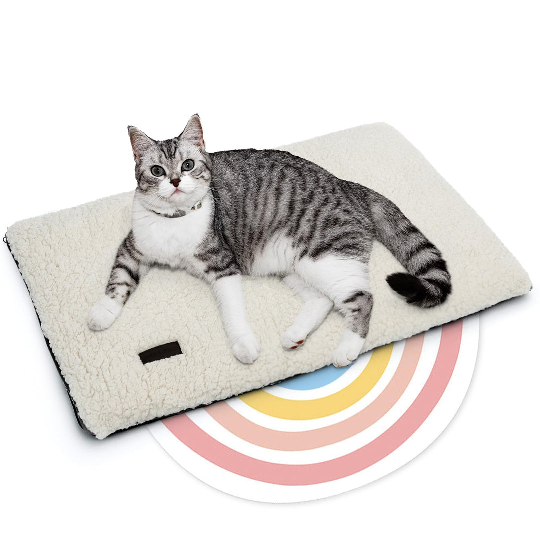 Mora Pets Selbstheizende Katzendecke Selbstwärmend Decke Katze, Heizdecke für Katze Ohne Strom, Wärm