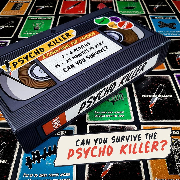Psycho Killer: The Card Game - A game for Psychos, Multicolor, 5.08 x 5.08 x 5.08 cm