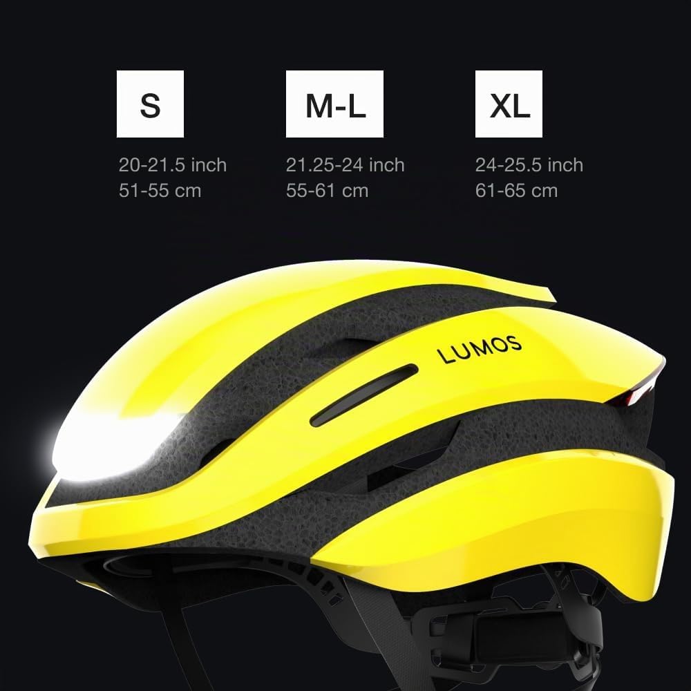 Lumos Ultra Smart-Helm | Fahrradhelm | Vorder- und Rücklicht (LED) | Blinker | Bremslichter | Blueto