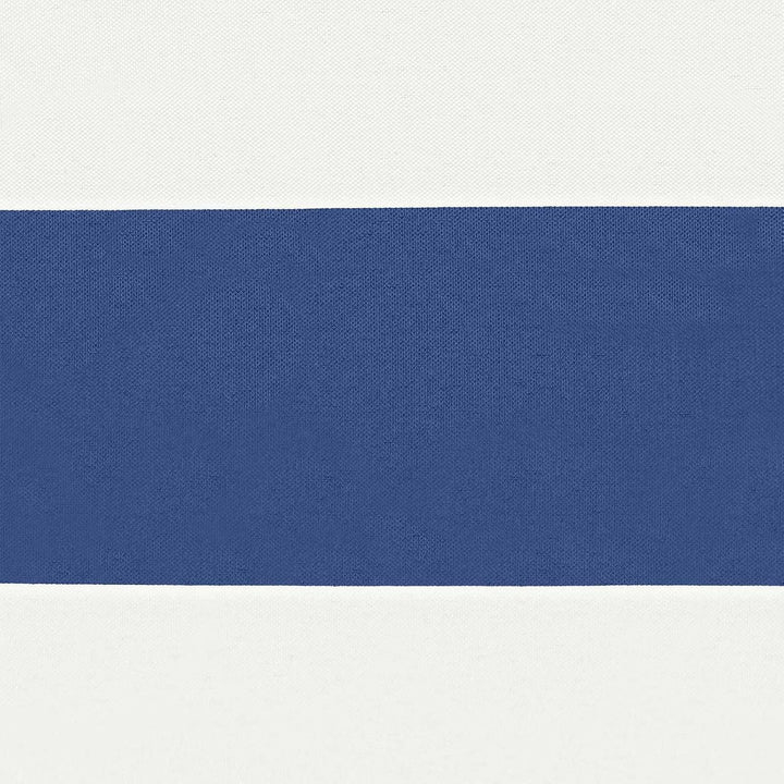 vidaXL Sonnensegel Blau und Weiss 2 x 2 m 100% Polyester Oxford, Balkon-Überdachung, stylische Outdo