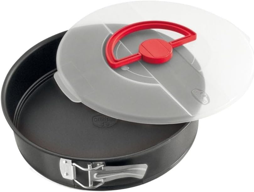 Dr. Oetker Bake & Go Springform Ø 26 cm & Kuchenlöser, einfaches und schnelles Lösen Springform + Ku