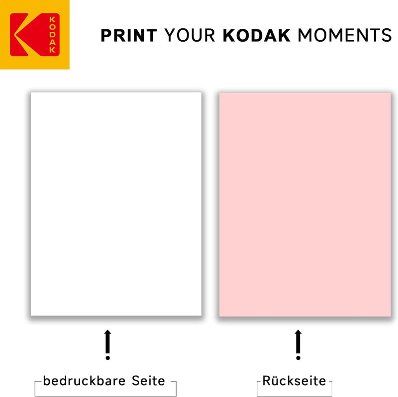 KODAK Sublimation papier Thermotransferpapier DIN A4, 100 Blatt，100g/㎡ für Tintenstrahldrucker mit S