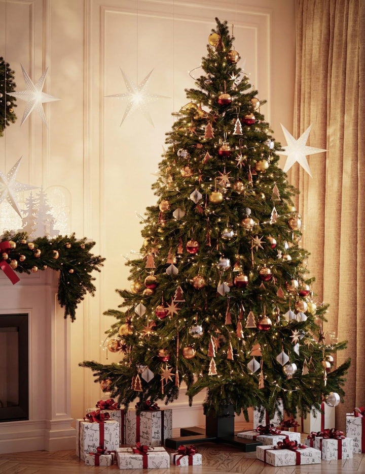 Weihnachtsbaumständer Metall - Christbaumständer Schwarz, Stabil Baumständer - Weihnachtsbaum Stände