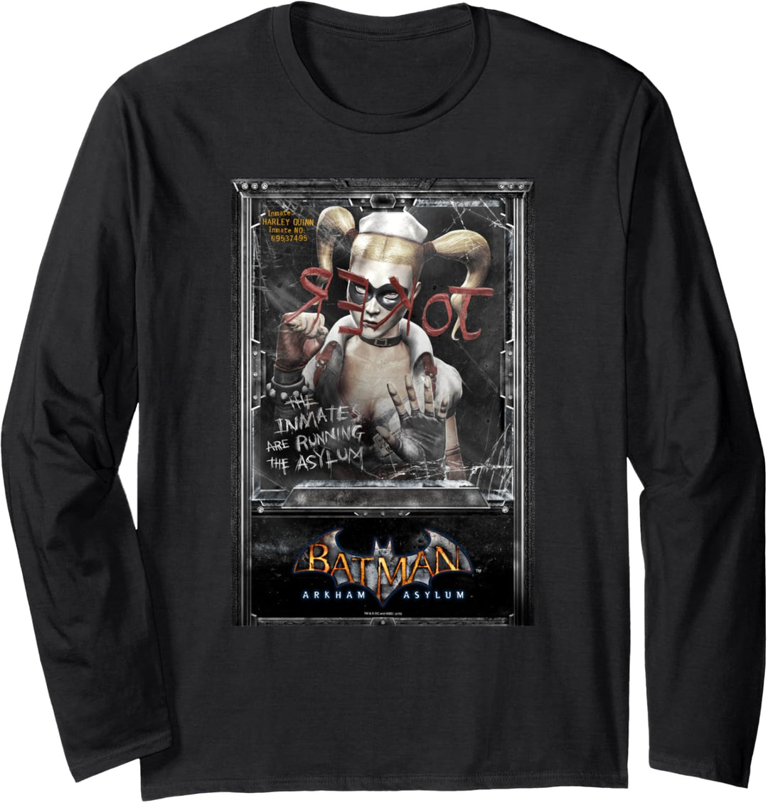 Batman: Arkham Asylum Harley Quinn Langarmshirt