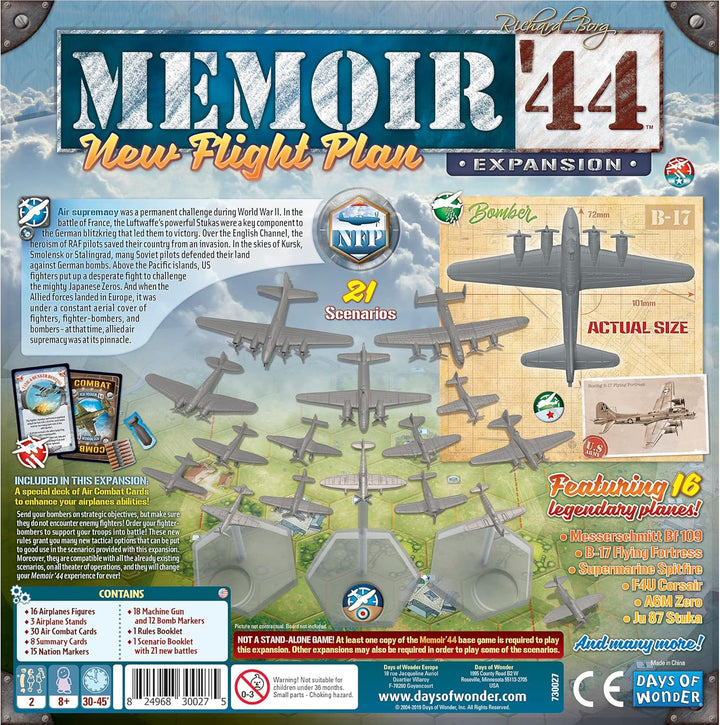 Days of Wonder - Memoir '44: Expansion - New Flight Plan - Board Game, Memoir '44: Expansion - New F