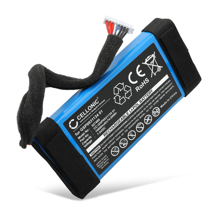 CELLONIC, Lautsprecherakku kompatibel mit JBL Boombox 1 (10000mAh, 7.4V) Ersatzakku GSP0931134 01