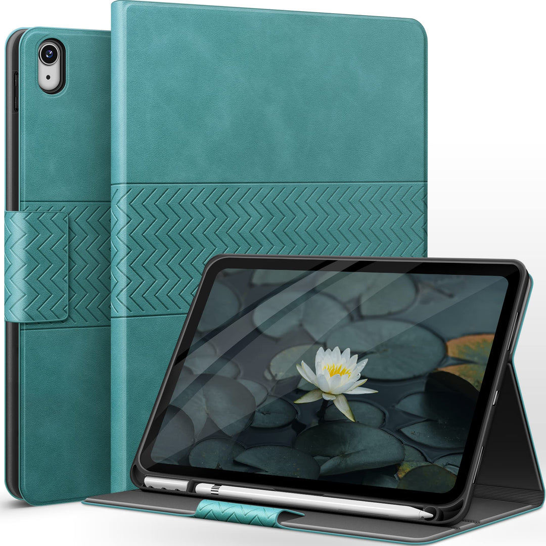 AUAUA Hülle für iPad 10. Generation 2022, 10,9 Zoll Hülle mit Apple Stifthalter, Auto Schlaf/Aufwach