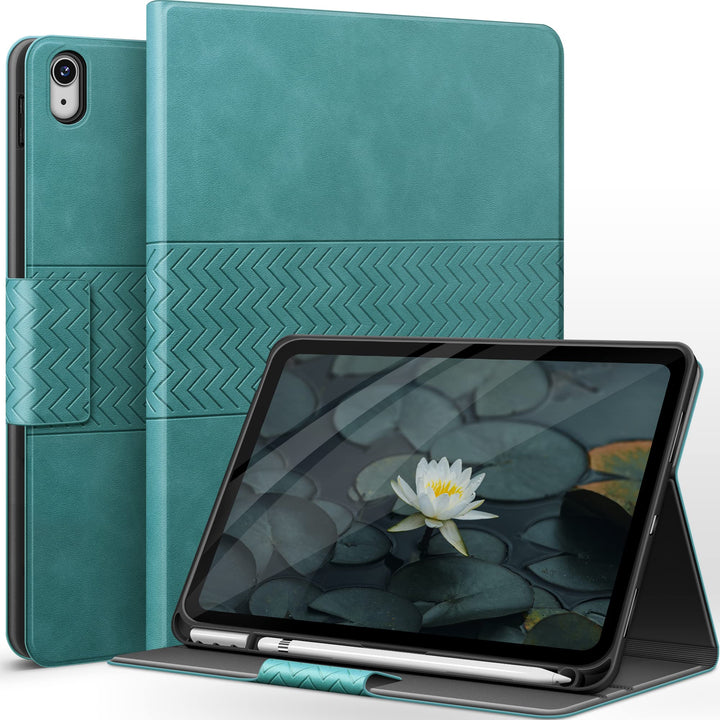 AUAUA Hülle für iPad 10. Generation 2022, 10,9 Zoll Hülle mit Apple Stifthalter, Auto Schlaf/Aufwach
