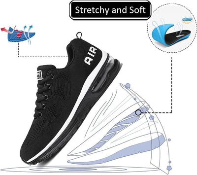 Sumateng Herren Damen Sportschuhe Air Sneakers Turnschuhe Unisex Laufschuhe Leichtgewichts Walkingsc