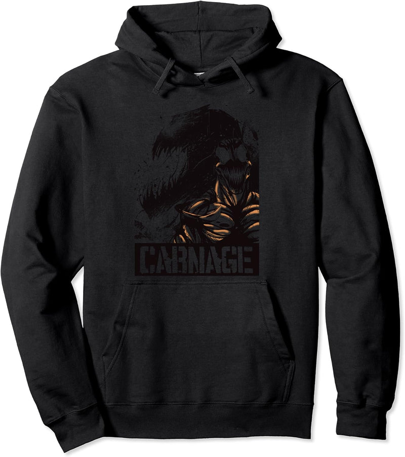Marvel Carnage Shadow Comic Silhouette Poster Pullover Hoodie