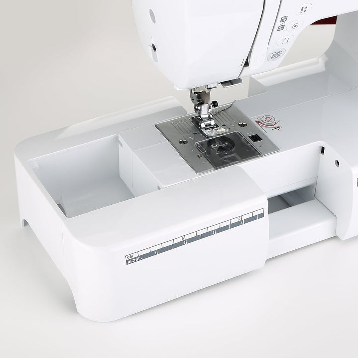 JUKI hzl-60hr-b Nähmaschine ELECTRONIQUE, Metall, weiss, 40 x 18,8 x 29 cm