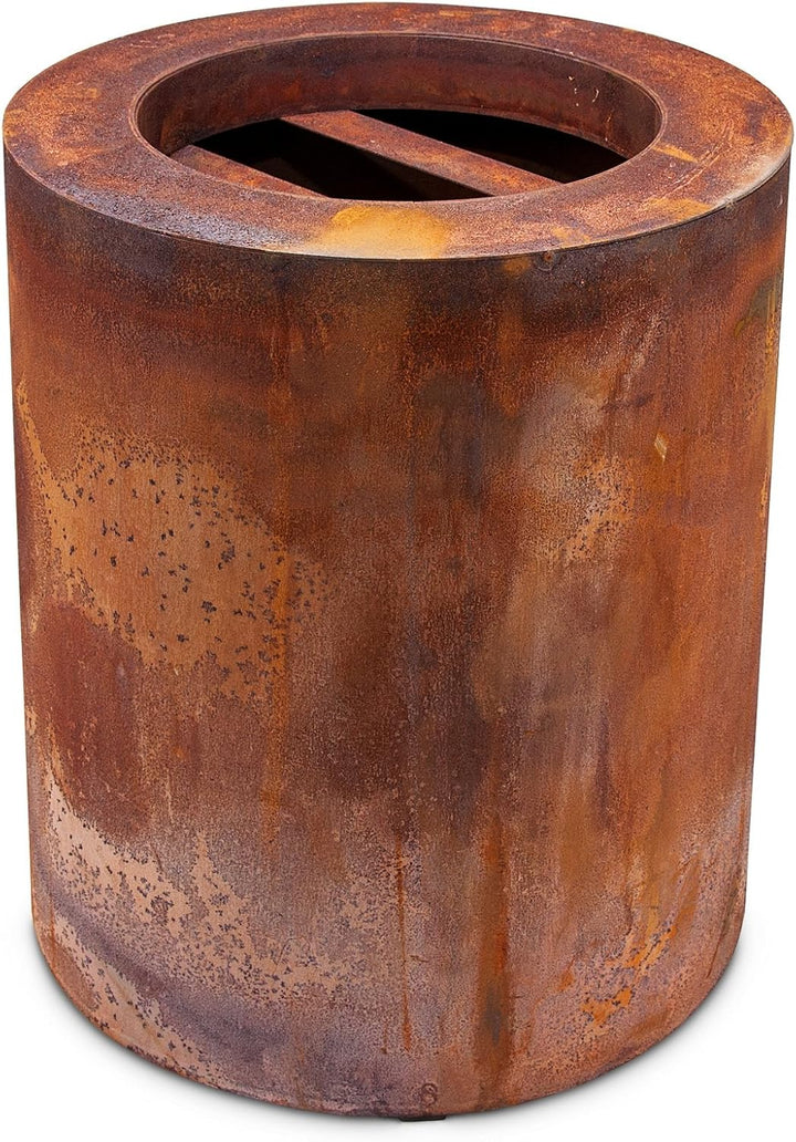 Metall Zylinder Rost inkl. Flammschale Ø 26 cm/30 cm