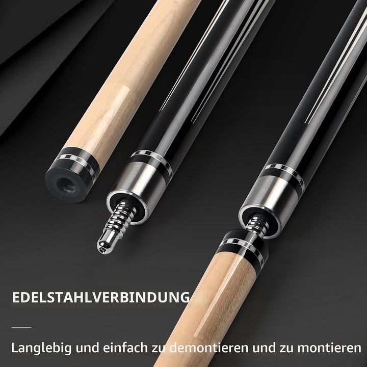 Kmise Professioneller Pool-Queue-Stick – 19 20 21 oz Queue-Sticks aus kanadischem Ahorn, Schaft mit