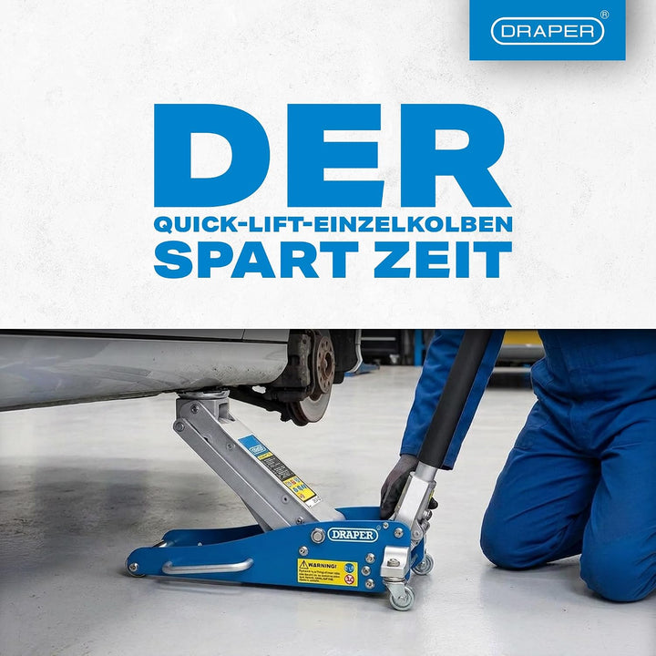 Draper 31242 Wagenheber Aluminium, 1,25 T