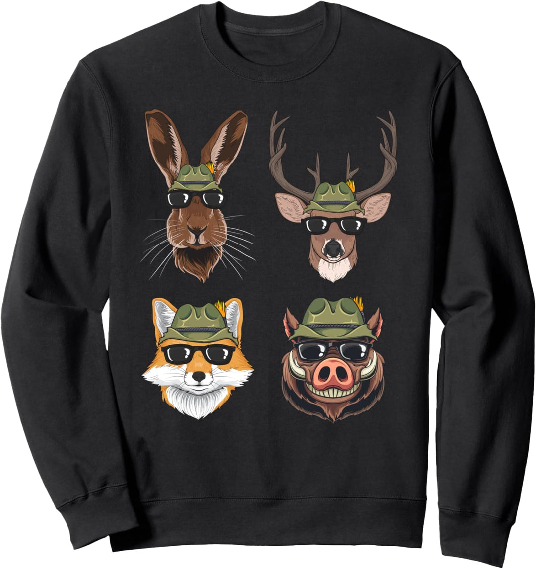 Jäger Jagd Wald Geschenk Sweatshirt