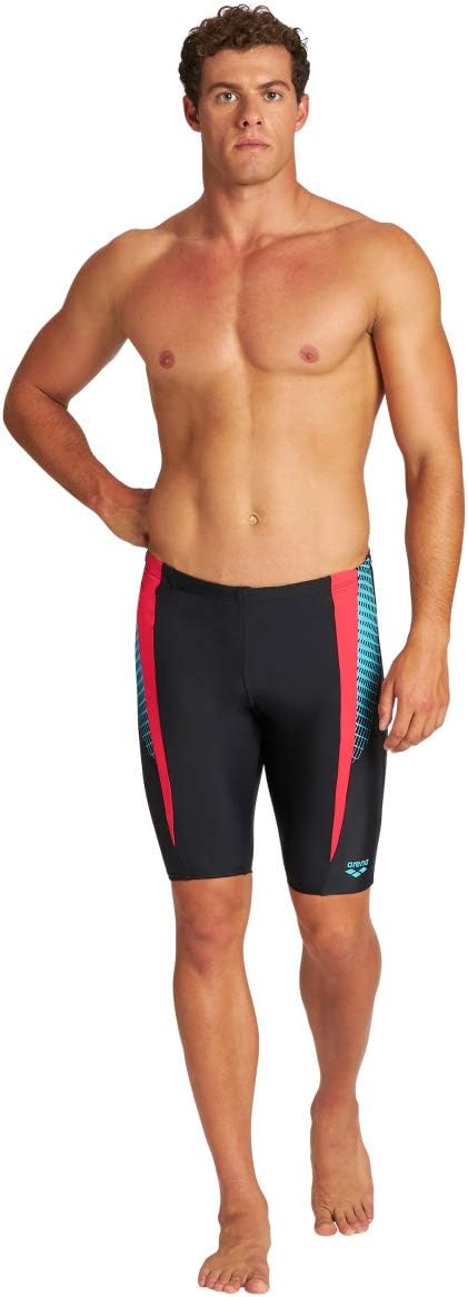 ARENA Herren M Threefold Jammer Swim Trunks (1er Pack) 6 Black-black-anguria, 6 Black-black-anguria