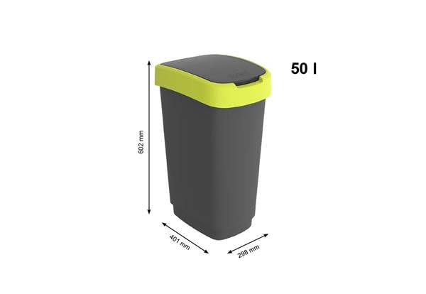 Rotho Twist (50l, Schwarz/Dunkelblau), Schwarz/Dunkelblau