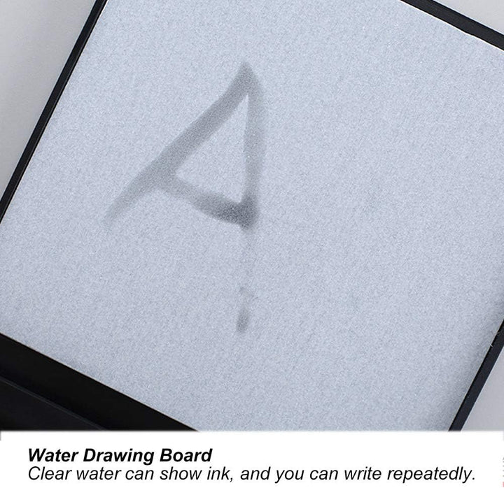 Mini Zen Satori Board, Mini Buddha Board Art Set, Water Drawing Writing Board for Calligraphy, Sketc