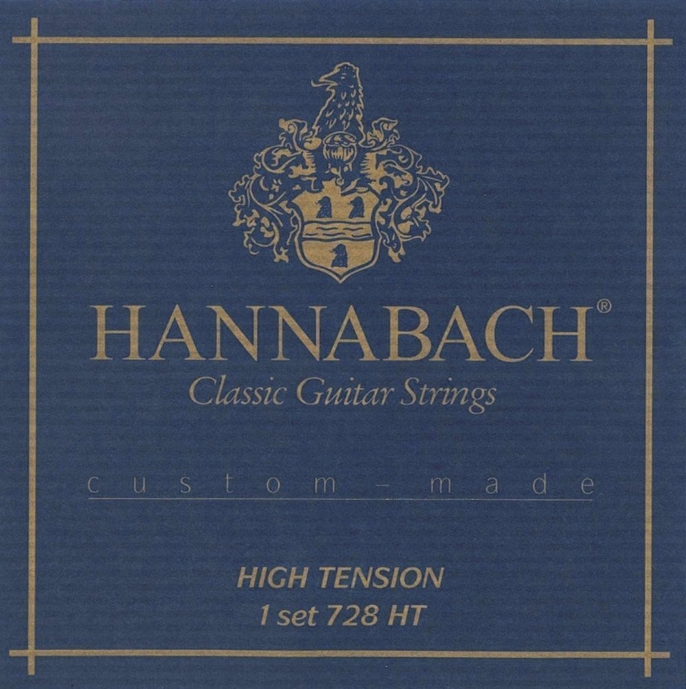 Hannabach 652700 Klassikgitarrensaiten Serie 728 Custom Made Carbon 728HTC Satz mit Carbon Diskant