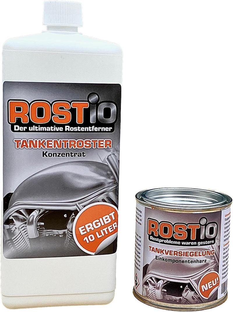 Rostio Tankentroster Set - 1 Liter Konzentrat + 250ml Tankversiegelung