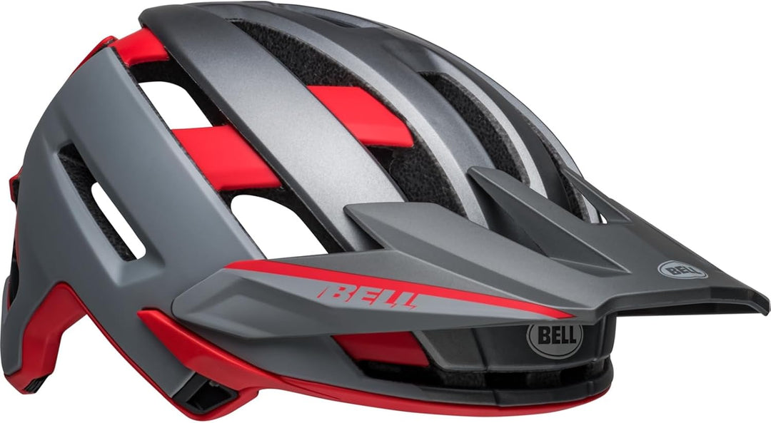 BELL Super Air R Spherical MTB Fahrrad Helm matt rot/grau 2024, M