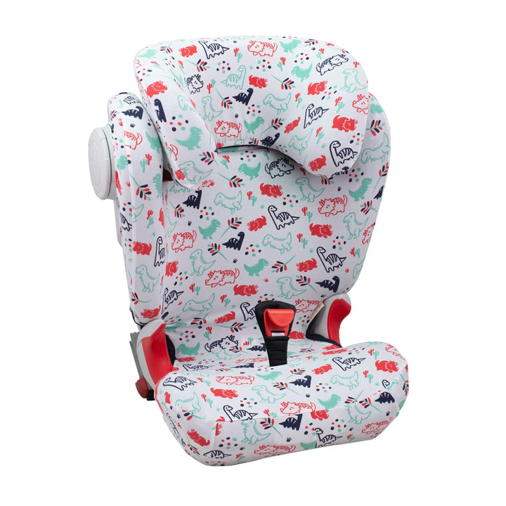 JYOKO KIDS Bezug kompatibel mit Römer KIDFIX II XP SICT, kidfix 2 S, Kidfix Z - Line (DINO PARTY, MI