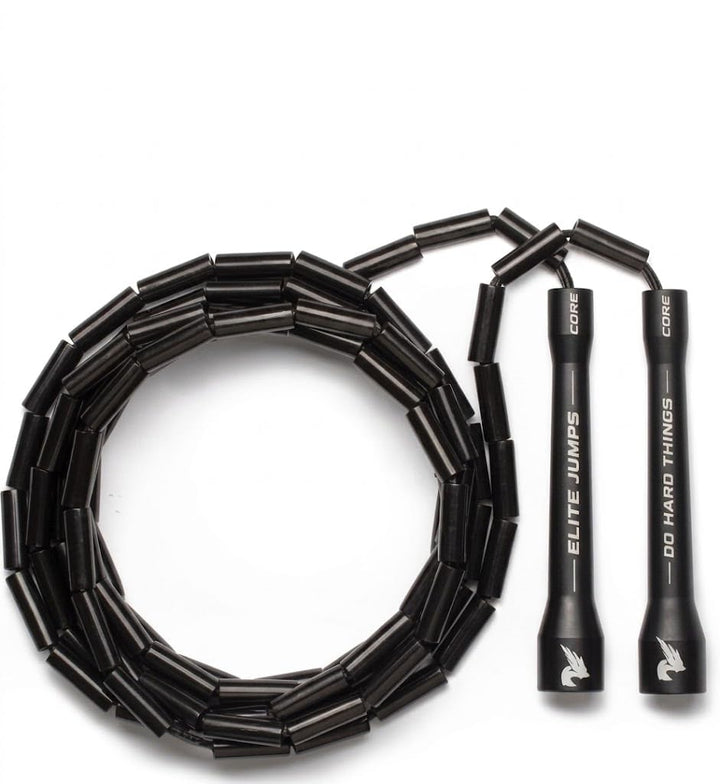 Elite SRS; Do Hard Things, Beaded Jump Rope - Adjustable Jump Ropes for Fitness with Unbreakable Han